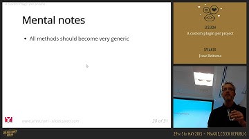 A custom plugin per project