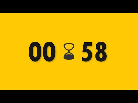 58 Seconds Countdown Timer : จับเวลา 58 วินาที