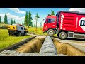 Spintires Mudrunner Truck vs speed bump | PC Game | IKS GAMER 