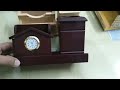 Pen Stand with Clock #diwaligifts #woodengifts #penstandcraft #corporategifts #premiumgifts