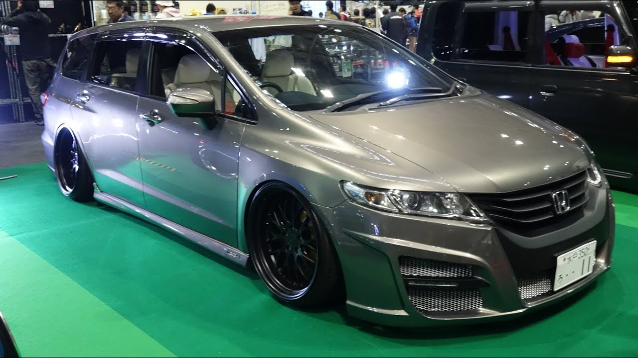 4k Honda Odyssey Rb3 Modified Rb3オデッセイカスタム 大阪オートメッセ18 Youtube