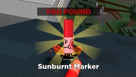 How to get SUNBURNT marker in FIND THE MARKERS Roblox [ Updated 2025 ]