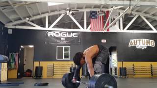 Hang Snatch PR at 315