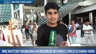 Genç Muci̇tler Yarişmasina Hayirseverler Ortaokulu 3 Proje İle Damga Vurdu