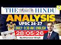 The Hindu Analysis | 28 May 2026 | Daily Newspaper Analysis for UPSC CSE | By Bhanwar Singh