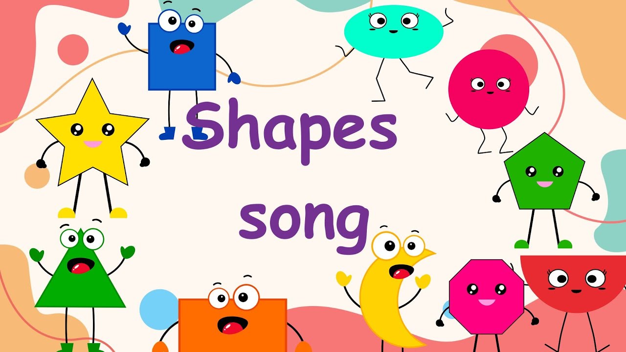 Shape Song for Kids | Learn Circle, Square, Triangle & More! - YouTube