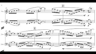 〈 XIII. Mirror〉from《17 Etudes for Piano, Keyboard and Movie （2017）》（SCORE）