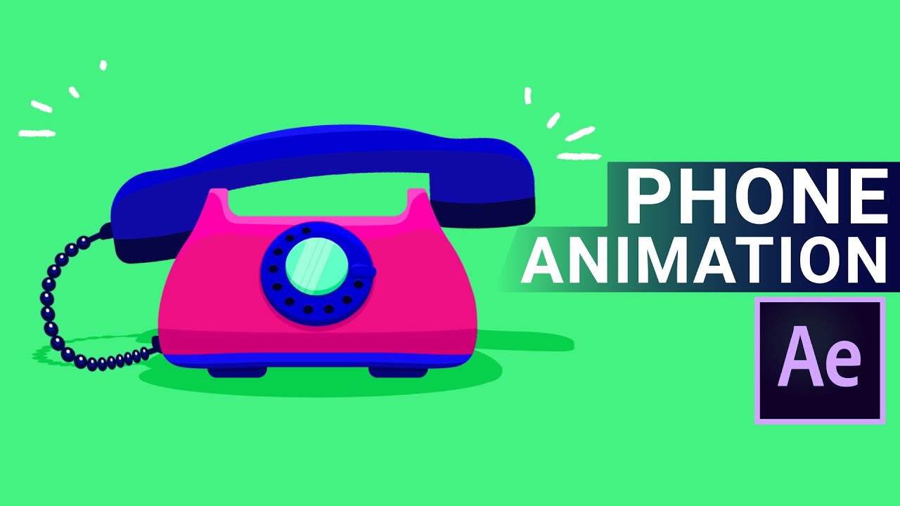 Telephone Ringing Animation in After Effects - YouTube
