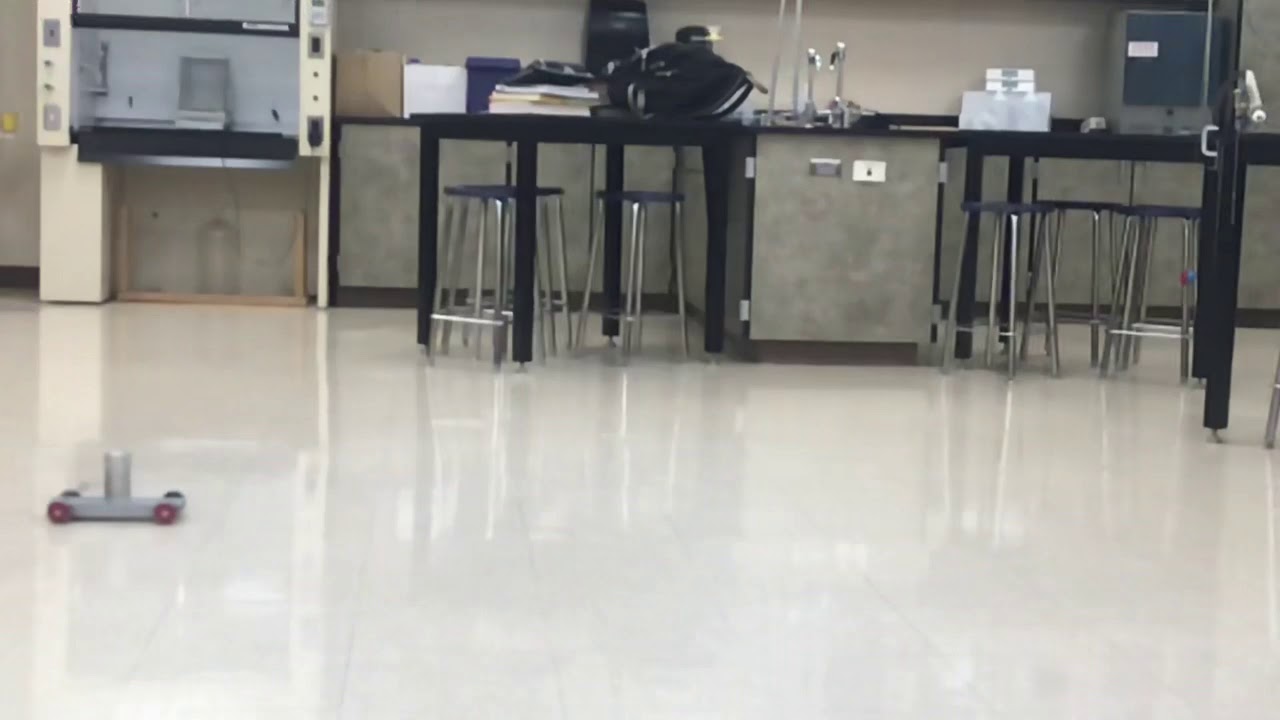 Ballistics Cart Slow Motion - YouTube