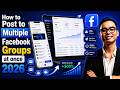 How to Post to Multiple Facebook Groups at once 2026