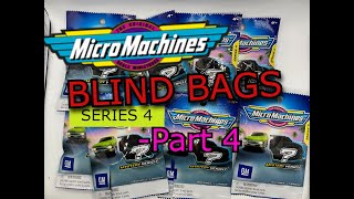 Micro Machines Mystery Vehicles Series 4!  GOLD CHASE? 2022 Micro Machines Unboxing.  (Part 4 of 4)