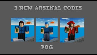 3 NEW ARSENAL CODES (ALL UNUSUALS)