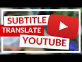 YouTube Subtitles and Translations Quiz