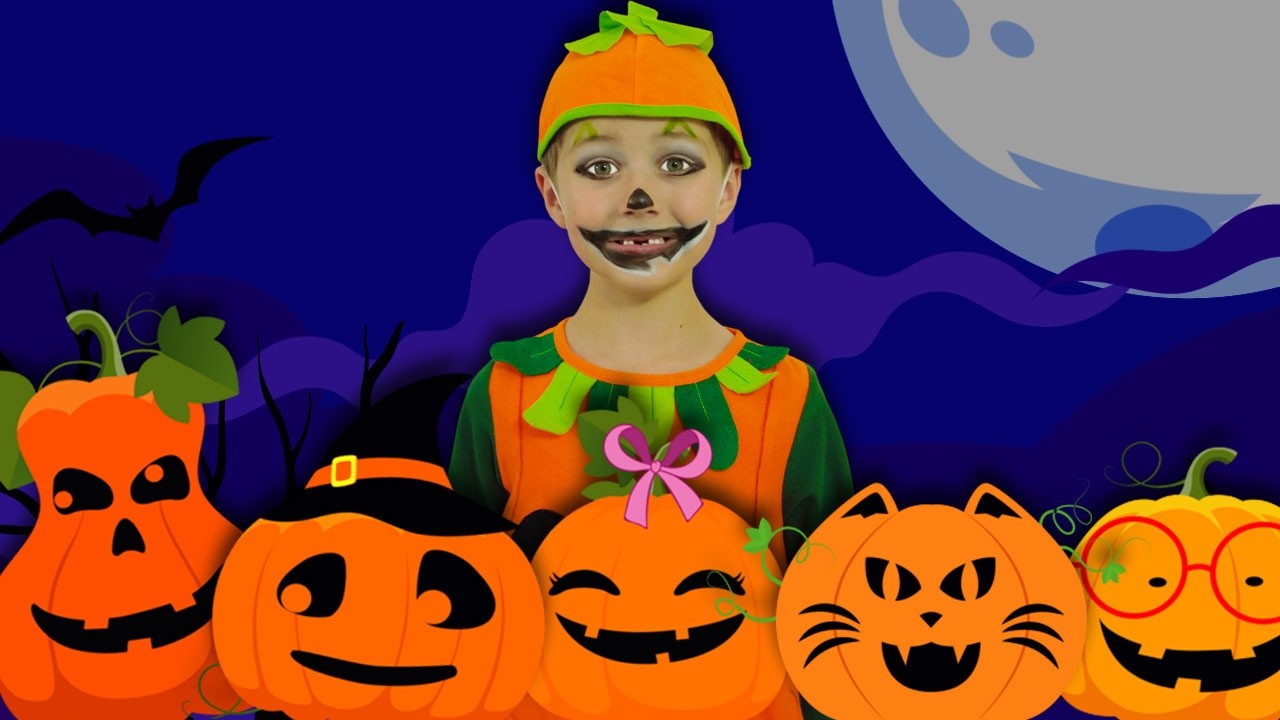 Halloween Five Little Pumpkins Song | Zombie Fingers Family with