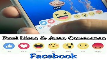 Facebook Auto Likes,Reacts And Comments For Your Profile ,Videos, Post | No App