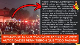 Muere jóven en el CCH Naucalpan, UNAM esconde las causas by Noticias con Meme Yamel  4,152 views 5 days ago 6 minutes, 18 seconds