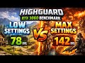 HIGHGUARD RTX 3060 i5 10400F Benchmark | Low vs Max Settings 1080p Gameplay Test