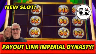 NEW SLOT PAYOUT LINK IMPERIAL DYNASTY! WINNING BIG ON FREE PLAY! #theslotcats #slots #bonus #payout
