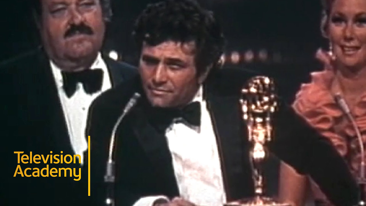 Peter Falks Hilarious Acceptance Speech for COLUMBO  Emmys Archive 1972