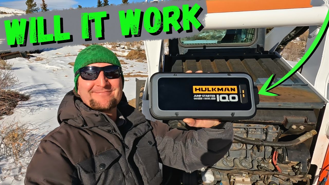 HULKMAN Heavy Duty Jump Starter at the Gold Mine - Bobcat Skid Steer 