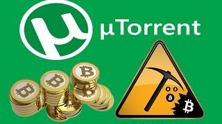 uTorrent оказался майнером биткойнов [живое видео]