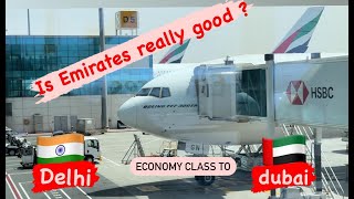 Trip Report // Delhi to Dubai // Economey Class on Emirates 777