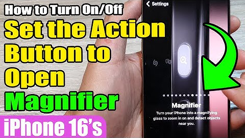 🔍 How to Set the Action Button to Open Magnifier on iPhone 16/16 Pro Max | iOS 18 Guide