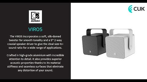 Unboxing the VIRO5 from Audac