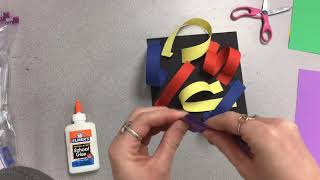 Kinder and 1st Grade Paper Sculpture