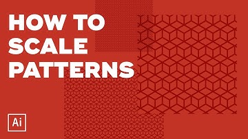 How to SCALE PATTERNS - Illustrator tutorial