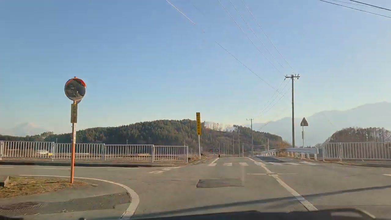 冬の北杜ドライブ、北杜から韮崎へ(2026/02)