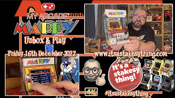 Mappy, My Arcade Micro Player, Unboxing & Play #itsastakesything