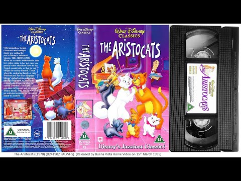 The Aristocats (15th March 1995) UK VHS