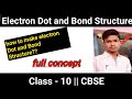How to make Electron Dot and Bond Structures of compound ?? || Class - 10 ||