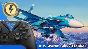 DCS World | Motion control with Flydigi Apex 2 controller featuring reWASD