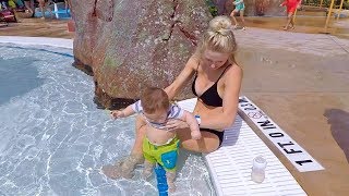 Sutton's First Time At Volcano Bay (Water Park)