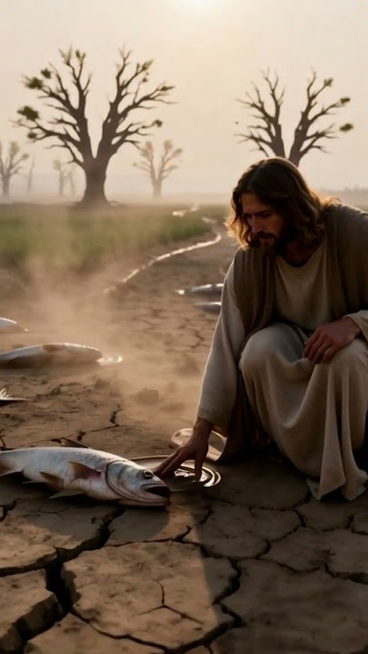 Download lagu JESUS TOUCHES THE EARTH… AND LIFE RETURNS 🌿💧 #jesus