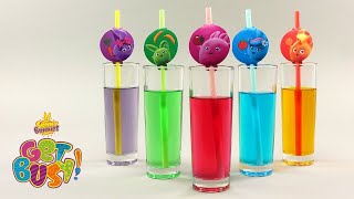 SUNNY BUNNIES - Cocktail Straw Decorations | GET BUSY COMPILATION | Cartoons for Children