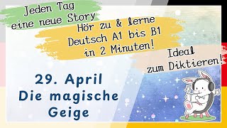 Deutsch lernen mit Geschichte｜29. April Die magische Geige【Magiclight】【Wondershare Filmora】