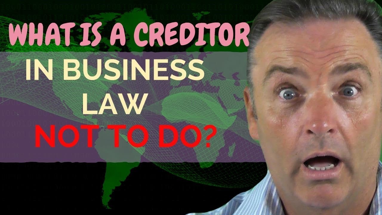 WHAT IS A CREDITOR IN ACCOUNTING TERMS? - YouTube