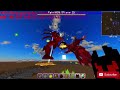 Minecraft mob battle rahovart vs burning mobzilla