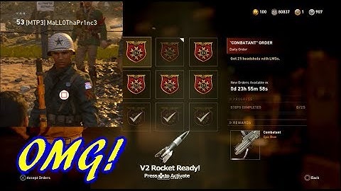 V2 ROCKET CHOKE! How to Unlock FREE EPIC BREN "COMBATANT" Variant in COD WW2!