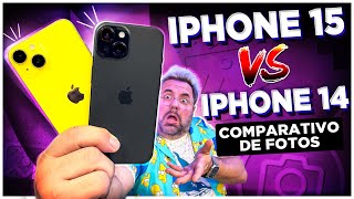 iPhone 15 vs iPhone 14: COMPARATIVO DE FOTOS!