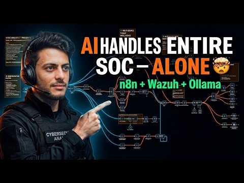 I Automated My Entire SOC With AI — Wazuh + n8n + Ollama (73 Nodes)