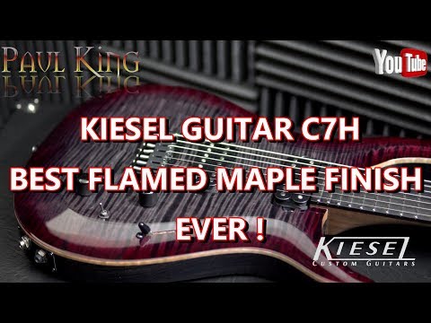 kiesel-guitar-c7h---the-best-flamed-maple-finish---demo-//4k