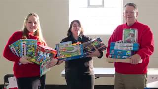North Tonawanda Valu Home Centers Team Donates Toys to the YWCA