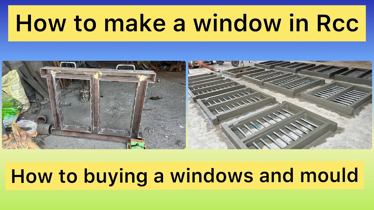 Window Side Rcc Work #how to make Rcc windows mould #how to buy windows Mould #how to make ...
