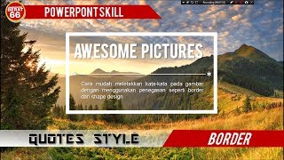 BORDER QUOTES DESIGNS POWERPOINT