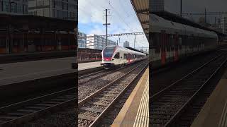 Zugsichtungen beim Bahnhof Aarau | Kanton Aargau | Schweiz 2023 | #shorts