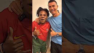 Momen Ishowspeed Ketemu Sang Idola? shorts ishowspeed cristianoronaldo portugal